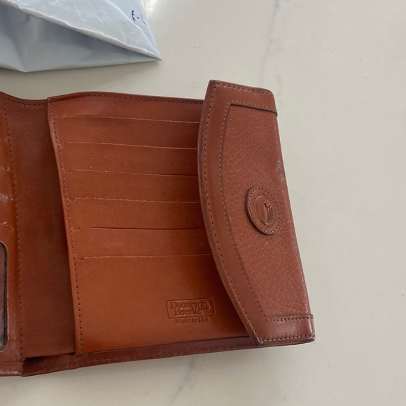 Brown Leather Wallet VINTAGE Dooney and bourse - Picture 16 of 16